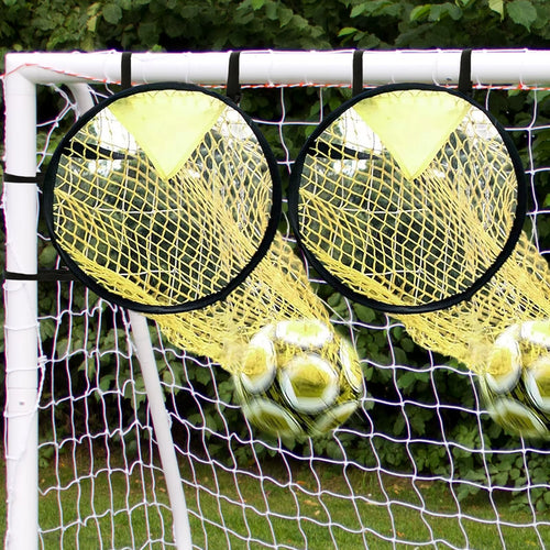 1/2Pcs Football Target Net Foldable Football Training Net Easy to Attach and Detach Soccer Goal for Football Training Practice