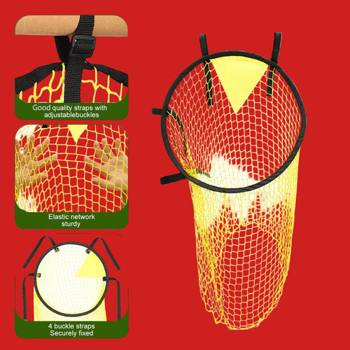 1/2Pcs Football Target Net Foldable Football Training Net Easy to Attach and Detach Soccer Goal for Football Training Practice